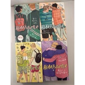 Heartstopper Series Volume 1-4 Books Set by Alice Oseman